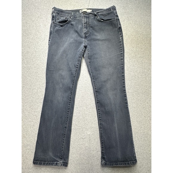Levi's 505 Jeans Womens 12S Blue Denim Straight Pocket Flaps Normcore Ladies - Picture 1 of 12